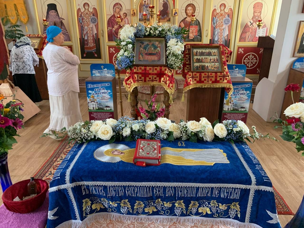 Праздник Успения Божией Матери в храме сщмч. Иоанна Рижского